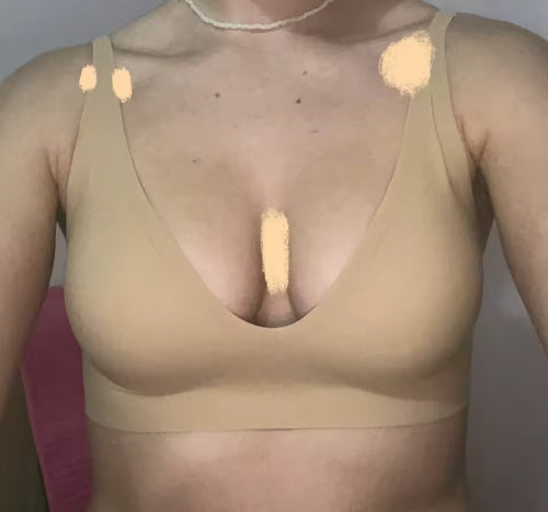 Soutien-gorge sans armature repulpant et galbant pour la potrine